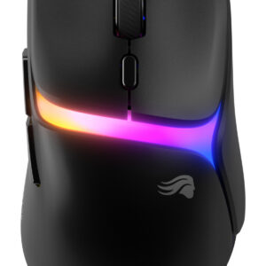 Glorious Gaming Model D3 Wireless Gaming Mouse - InfinitePlay Swappable Battery System, 8k Polling, 130M Click Optical Switches, Ultralight 69g, 30K DPI Optical Sensor, RGB - Black