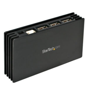 StarTech.com 7 Port Compact Black USB 2.0 Hub - TAA