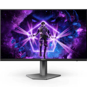 AOC AGON PRO AG276QSD computer monitor 67.3 cm (26.5") 2560 x 1440 pixels Quad HD QD-OLED Black, Grey