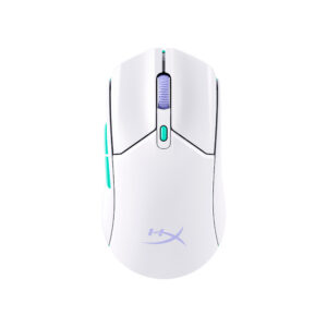 HyperX Pulsefire Haste 2 Core Wls - Gaming Mouse (Wht/Grn/Pur)