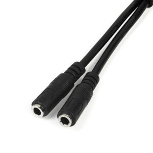 StarTech.com Headset adapter for headsets with separate headphone / microphone plugs - 3.5mm 4 position to 3 position and 2 position 3.5mm M/F