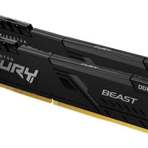 Kingston Technology FURY Beast 32GB 3200MT/s DDR4 CL16 DIMM (Kit of 2) 1Gx8 Black