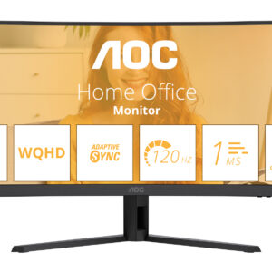 AOC B3 CU34B3E computer monitor 86.4 cm (34") 3440 x 1440 pixels Wide Quad HD LED Black