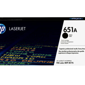 HP 651A Black Original LaserJet Toner Cartridge