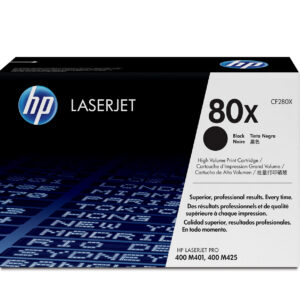 HP 80X High Yield Black Original LaserJet Toner Cartridge