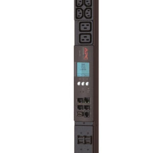 APC NetShelter Metered Rack PDU, 0U, 3PH, 22kW 230V 32A or 17.3kW 230V 24A, x30 C13 and x12 C19 outlets, IEC 309 3P+N+PE cord