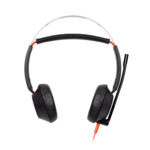 HP Poly Blackwire 5220 Stereo USB-C Headset +3.5mm Plug +USB-C/A Adapter