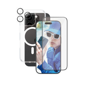 PanzerGlass ® | CARE by ® Flagship 3-in-1 Bundle iPhone 16 Pro Clear screen protector Apple 1 pc(s)