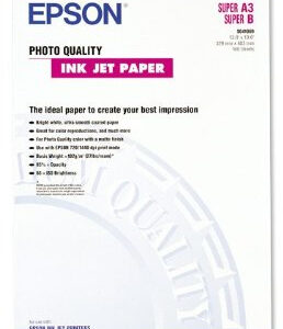 Epson Photo Quality Ink Jet Paper, DIN A3+, 102g/m2, 100 Sheets