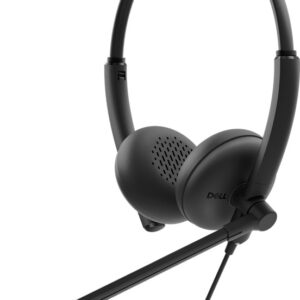 DELL WH125 Headset Wired Head-band Office/Call center USB Type-A Black