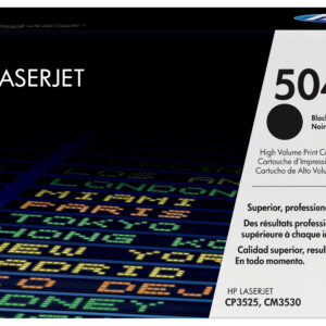 HP 504X High Yield Black Original LaserJet Toner Cartridge