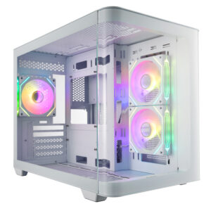FSP S380-WA Case Mini Tower mITX, mATX White ARGB