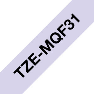 Brother TZE-MQF31 label-making tape Black