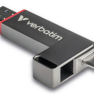 Verbatim Dual QuickStick USB flash drive 128 GB USB Type-A / USB Type-C 3.2 Gen 1 (3.1 Gen 1) Grey