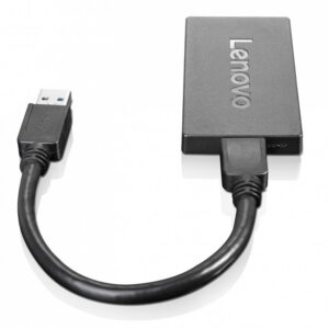 Lenovo 4X90J31021 USB graphics adapter 3840 x 2160 pixels Black
