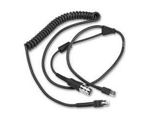 Zebra CBA-UF5-C09ZAR serial cable Black USB Type-A Mini-DIN (8-pin)