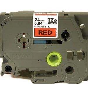Brother TZEFX451 label-making tape Black on red TZe