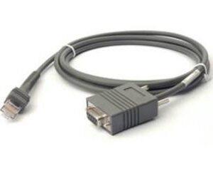 Zebra CBA-R01-S07PBR serial cable Grey 2.1336 m RS232 DB9