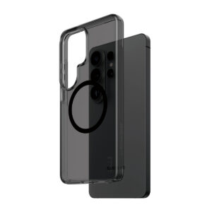PanzerGlass CARE™ by ® Smokey Case w. Black Qi Samsung Galaxy S26 Ultra
