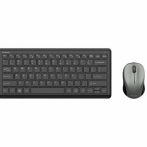 Verbatim Compact Wireless & Mouse- PCR keyboard Mouse included Universal RF Wireless QWERTY Black