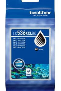 Brother LC536XXLBK ink cartridge 1 pc(s) Original Extra (Super) High Yield Black
