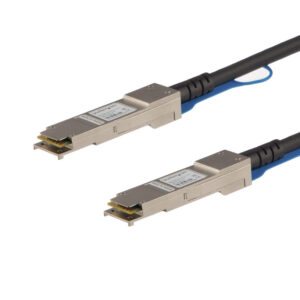 StarTech.com MSA Uncoded Compatible 5m 40G QSFP+ to QSFP+ Direct Attach Breakout Cable Twinax - 40 GbE QSFP+ Copper DAC 40 Gbps Low Power Passive Transceiver Module DAC