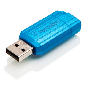 Verbatim PinStripe - USB Drive 32 GB - Caribbean Bluee