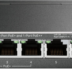 TP-Link 6-Port Gigabit Desktop Switch with 3-Port PoE+ and 1-Port PoE++