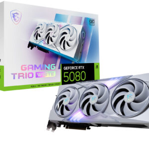 MSI GAMING GEFORCE RTX 5080 16G TRIO OC WHITE graphics card NVIDIA 16 GB GDDR7