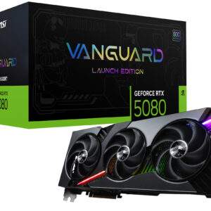 MSI GeForce RTX 5080 16G VANGUARD SOC LAUNCH EDITION NVIDIA 16 GB GDDR7