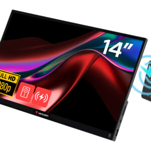 Verbatim Portable Touchscreen Monitor Light 14" Full HD 1080p & Wireless Power Supply
