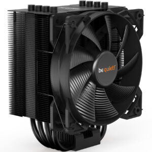 be quiet! Pure Rock 2 Black CPU Cooler, Single 120mm PWM Fan, For Intel Socket: 1700/1200 / 2066 / 1150 / 1151 / 1155 / 2011(-3) square ILM; For AMD Socket: AM4 / AM3(+), 150W TDP, 155mm Height