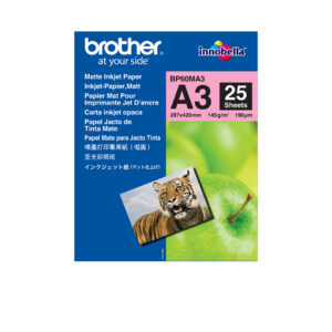 Brother BP60MA3 printing paper A3 (297x420 mm) Matte 25 sheets White