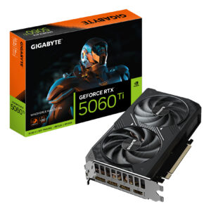 GIGABYTE GeForce RTX 5060 Ti WINDFORCE MAX 8G Graphics Card - 8GB GDDR7, 128bit, PCI Express 5.0 x8, 2572MHz Core Clock, 3 x DP, 1 x HDMI, NVIDIA DLSS 4, GV-N506TWF2MAX-8GD