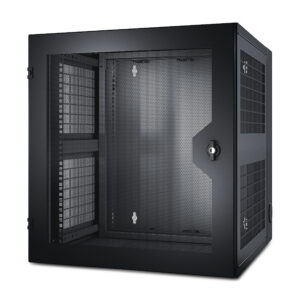 APC NetShelter 13U Wallmount Rack Cabinet Vented Door Double Hinged Server Depth