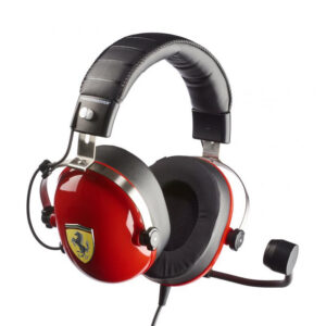 Thrustmaster New! T.Racing Scuderia Ferrari Edition Headset Wired Head-band Gaming Black, Red