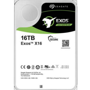 Seagate Exos X16 internal hard drive 16 TB 7200 RPM 256 MB 3.5" Serial ATA III