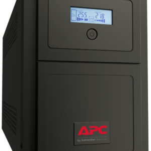 APC Easy UPS 1 Ph Line Interactive, 1000VA, Tower, 230V, 6 IEC C13 outlets, AVR, Dry Contact, LCD, W/O Network Card support
