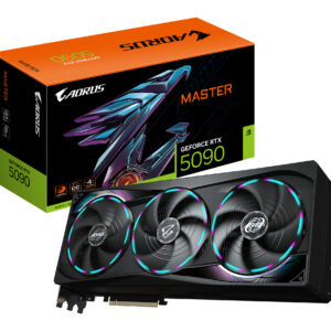 GIGABYTE AORUS GeForce RTX 5090 MASTER 32G Graphics Card - 32GB GDDR7, 512bit, PCI-E 5.0, 2655MHz Core Clock, 3 x DP 2.1a, 1 x HDMI 2.1b, GV-N5090AORUS M-32GD
