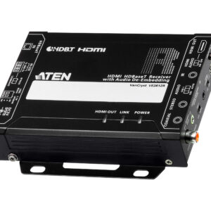 ATEN VE2812R AV extender AV receiver Black