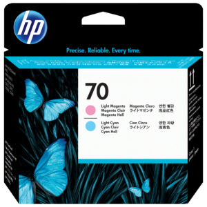 HP 70 Light Magenta and Light Cyan DesignJet Printhead
