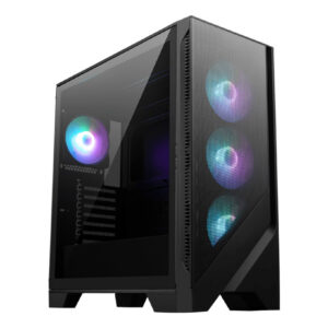 MSI MAG Forge 320R AIRFLOW Micro Tower Black, Transparent
