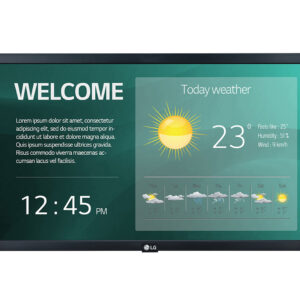 LG 22SM3G-B Digital signage display 54.6 cm (21.5') IPS Wi-Fi 250 cd/m² Full HD Black Built-in processor 16/7