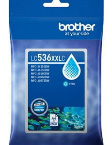 Brother LC536XXLC ink cartridge 1 pc(s) Original Extra (Super) High Yield Cyan