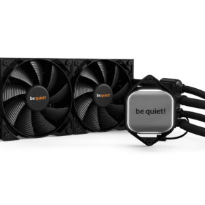 be quiet! Pure Loop 240mm All In One CPU Water Cooling, 2 X 240mm PWM Fan, For Intel Socket: 1200 / 2066 / 115X / 2011(-3) square ILM; For AMD Socket: AMD: AM4 / AM3(+)