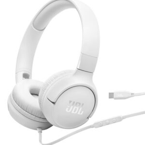 JBL Tune 520C USB-C Headphones Wired Head-band Calls/Music USB Type-C White