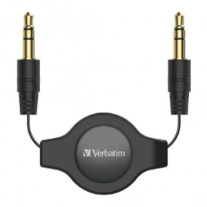 Verbatim 66573 audio cable 1 m 3.5mm Black