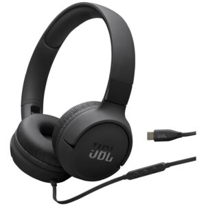 JBL Tune 520C USB-C Headphones Wired Head-band Calls/Music USB Type-C Black