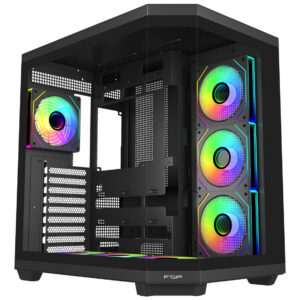 FSP U580-BA Case Full Tower mITX, mATX, ATX (BTF) Black ARGB
