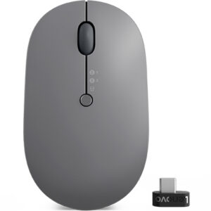 Lenovo Go Multi-Device mouse Office Ambidextrous RF Wireless + Bluetooth Optical 2400 DPI